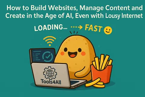 Working on the web with a slow connection